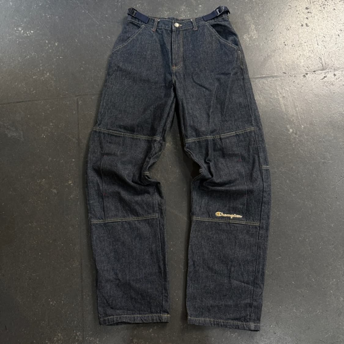 32 챔피언 올드스쿨 더블니 데님팬츠  상품이미지1