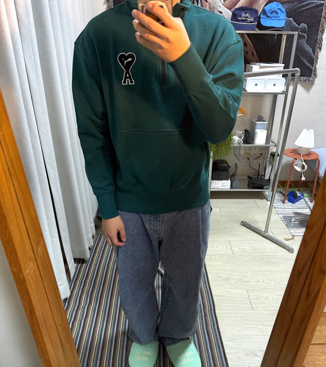 퓨마 아미 하프집업 상품이미지3