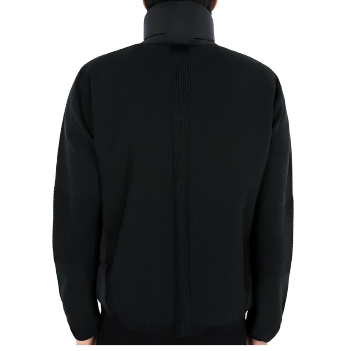 몽클레어 빅로고 니트패딩 XL 블랙 상품이미지8