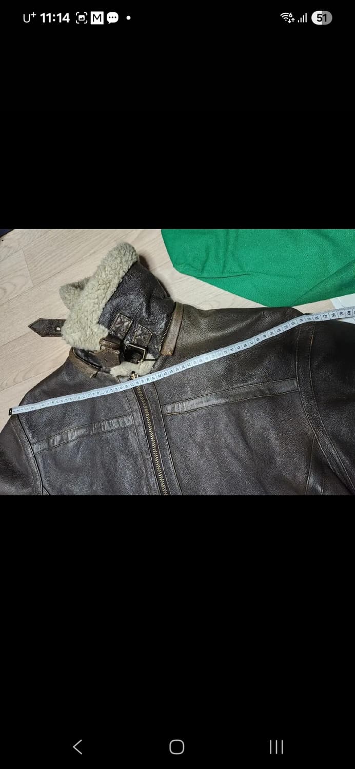 U.S WILSONS LEATHER 무스탕 점퍼 가죽자켓 쉐르파 레더 상품이미지7