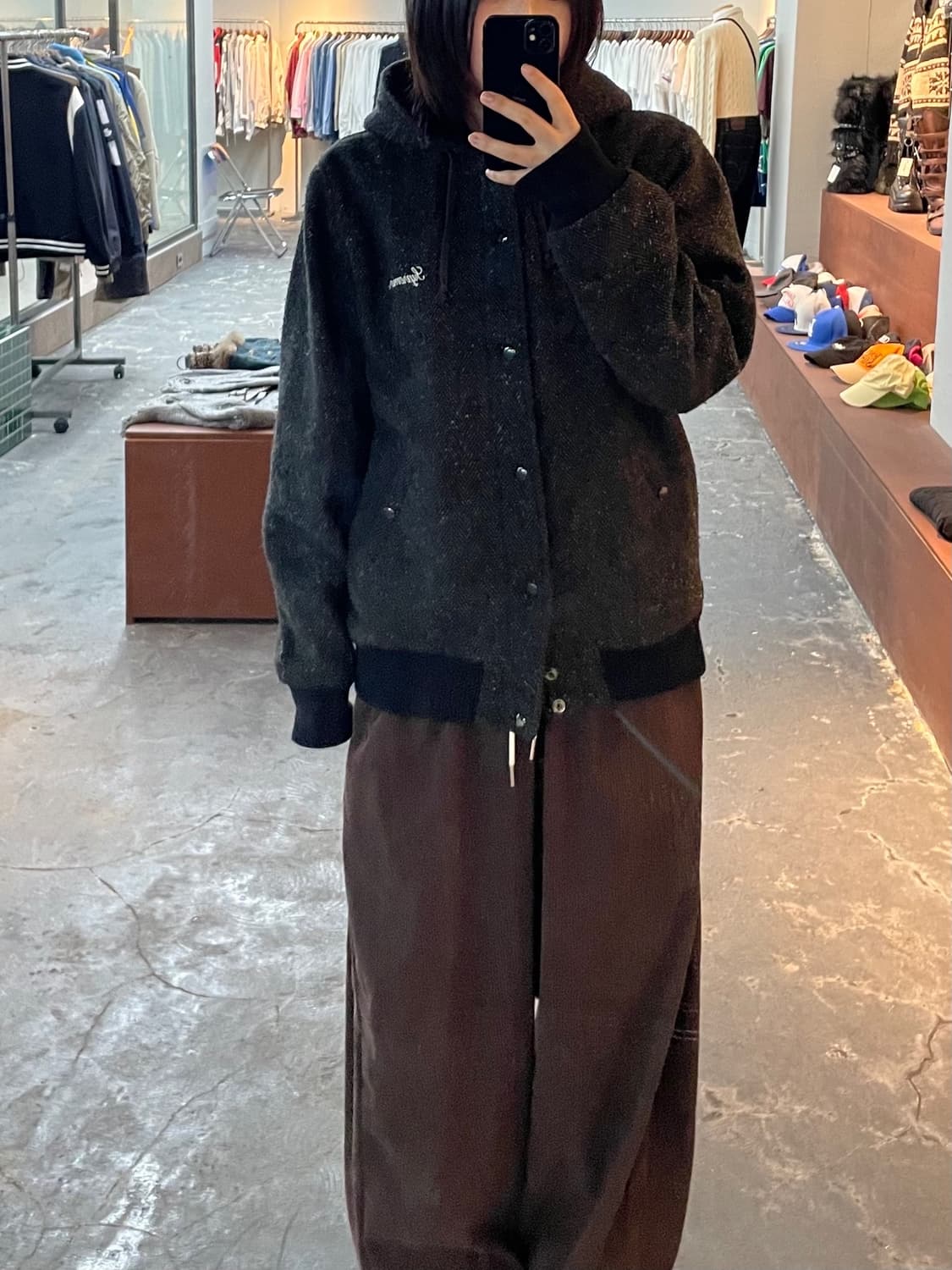 슈프림 헤링본 후드 자켓 H842 상품이미지1