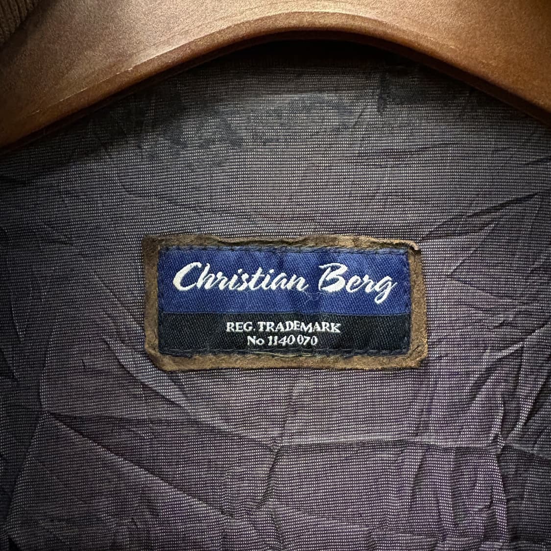 90s 크리스티안 베그 리얼레더 스웨이드 블루종 자켓 N555 상품이미지6