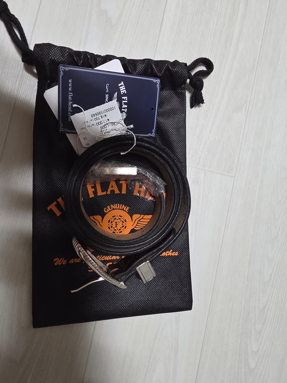 The flat head 플랫헤드 웨스턴 벨트 36 상품이미지1