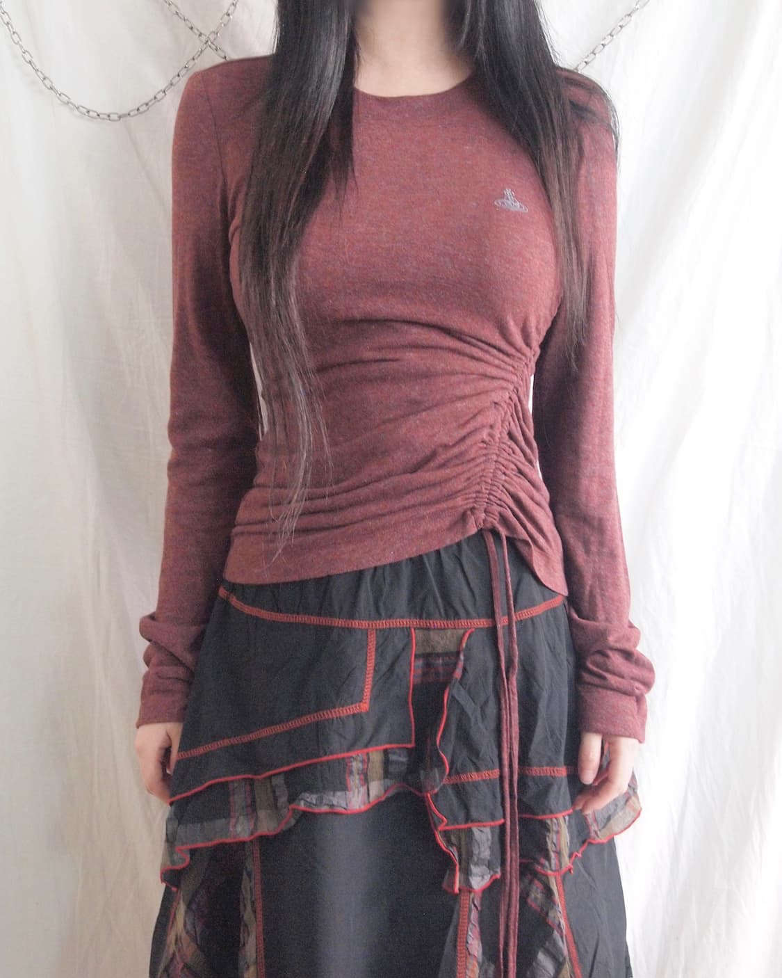 (새상품) 비비안웨스트우드 셔링 드레이프 롱슬리브 상품이미지2