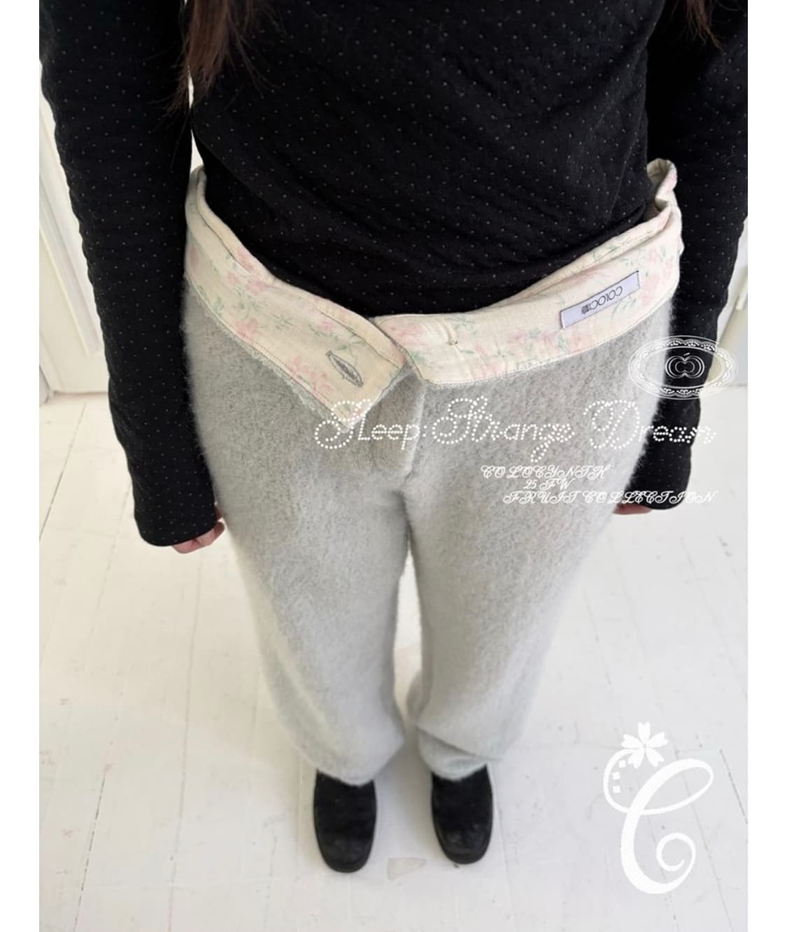 콜로신스 부클팬츠 민트색상 상품이미지1