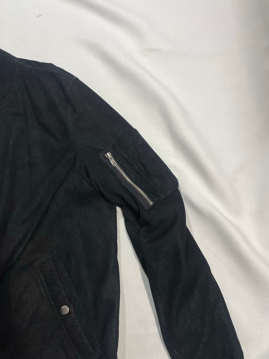 릭오웬스맛 스웨이드 마원 봄버  상품이미지5