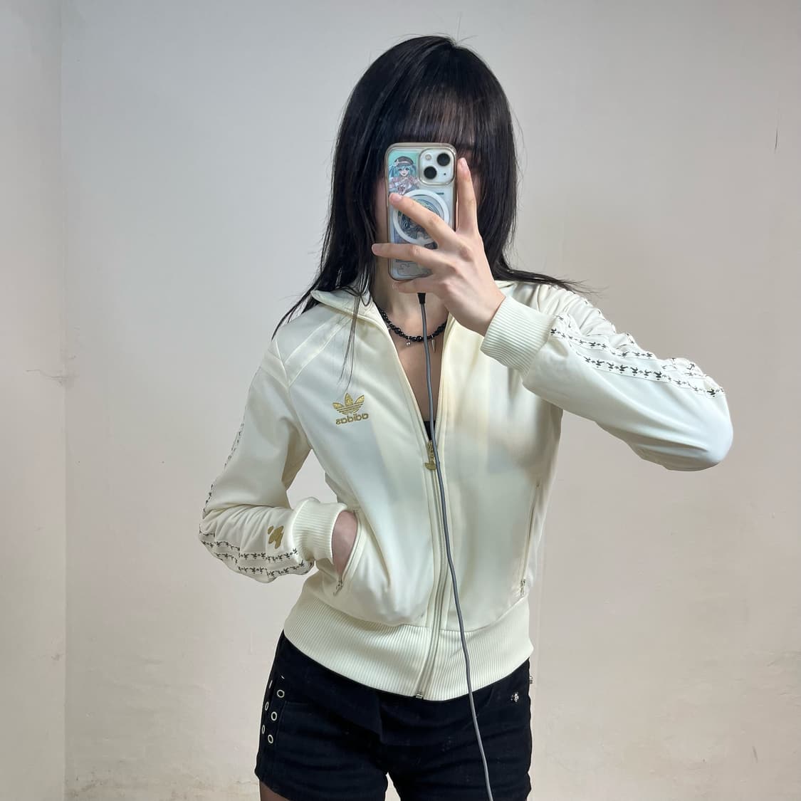 Adidas white D Russia track top jersey 상품이미지1