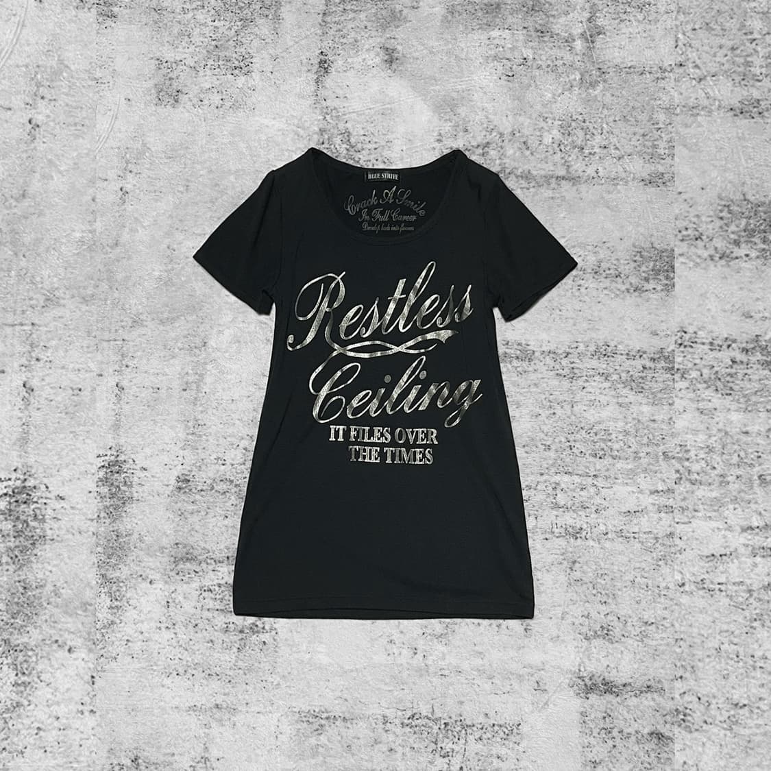 (blue strive) 00s silver lettering t  상품이미지1