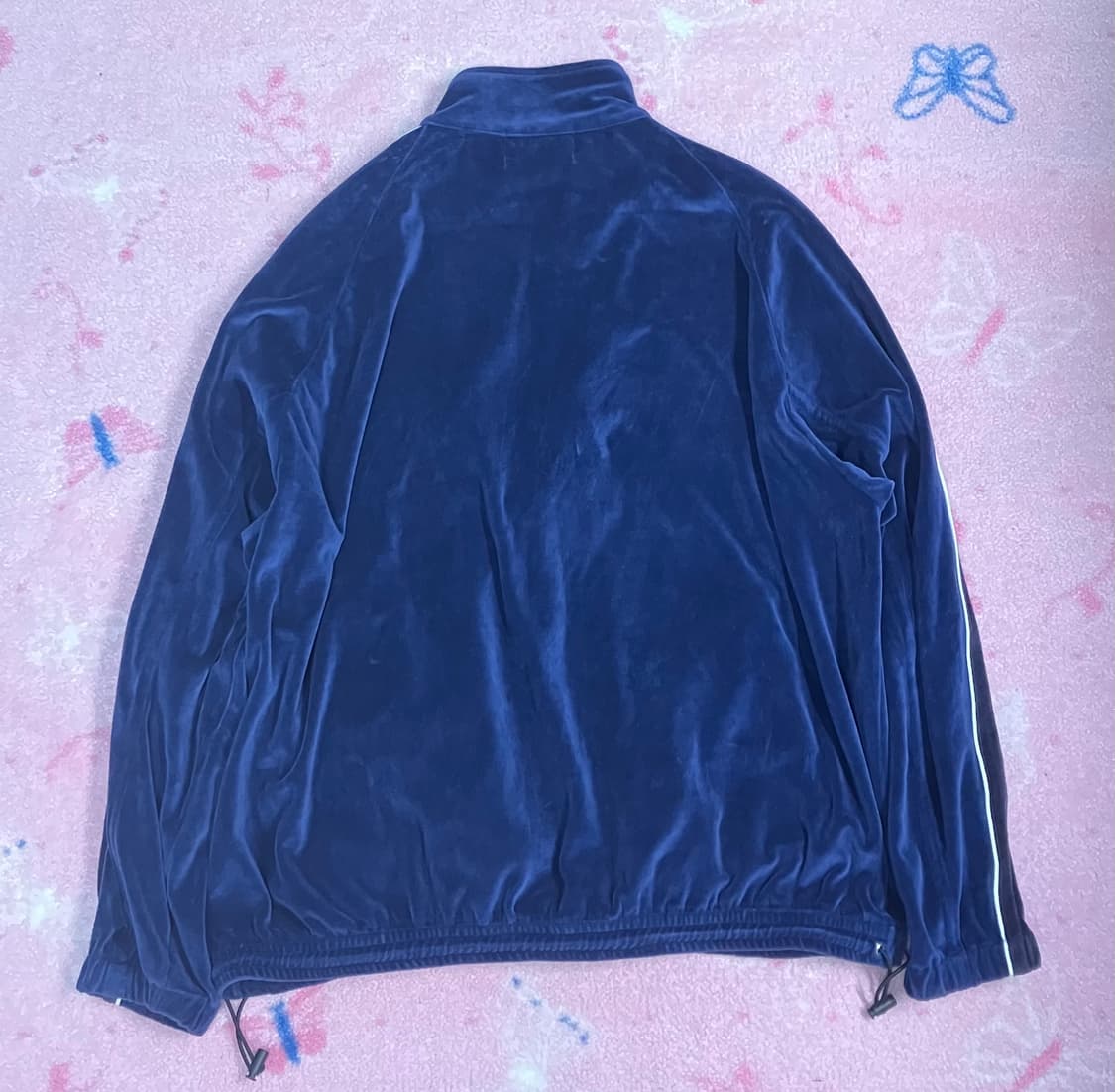 Black weridos blue velour jersey 상품이미지2