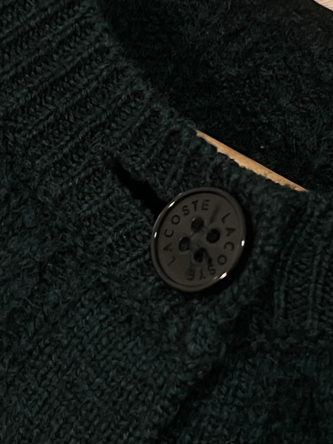 라코스테 꽈배기 와펜 가디건 상품이미지6