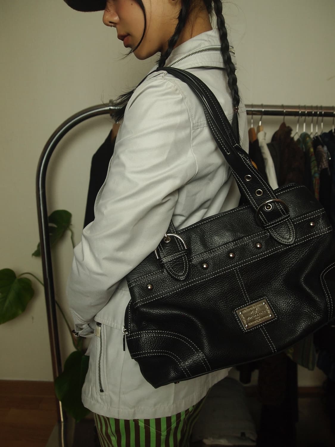 피에르가르뎅 레더 숄더백 상품이미지2