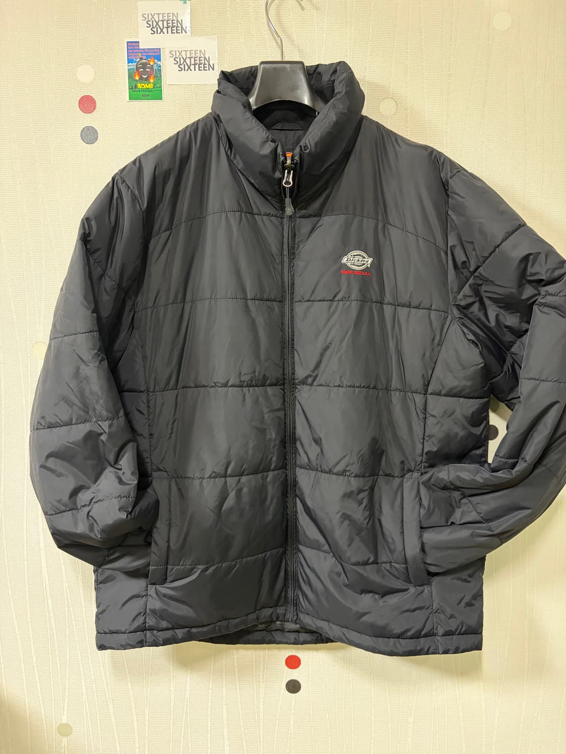 디키즈 블랙 경량패딩 XL 상품이미지1