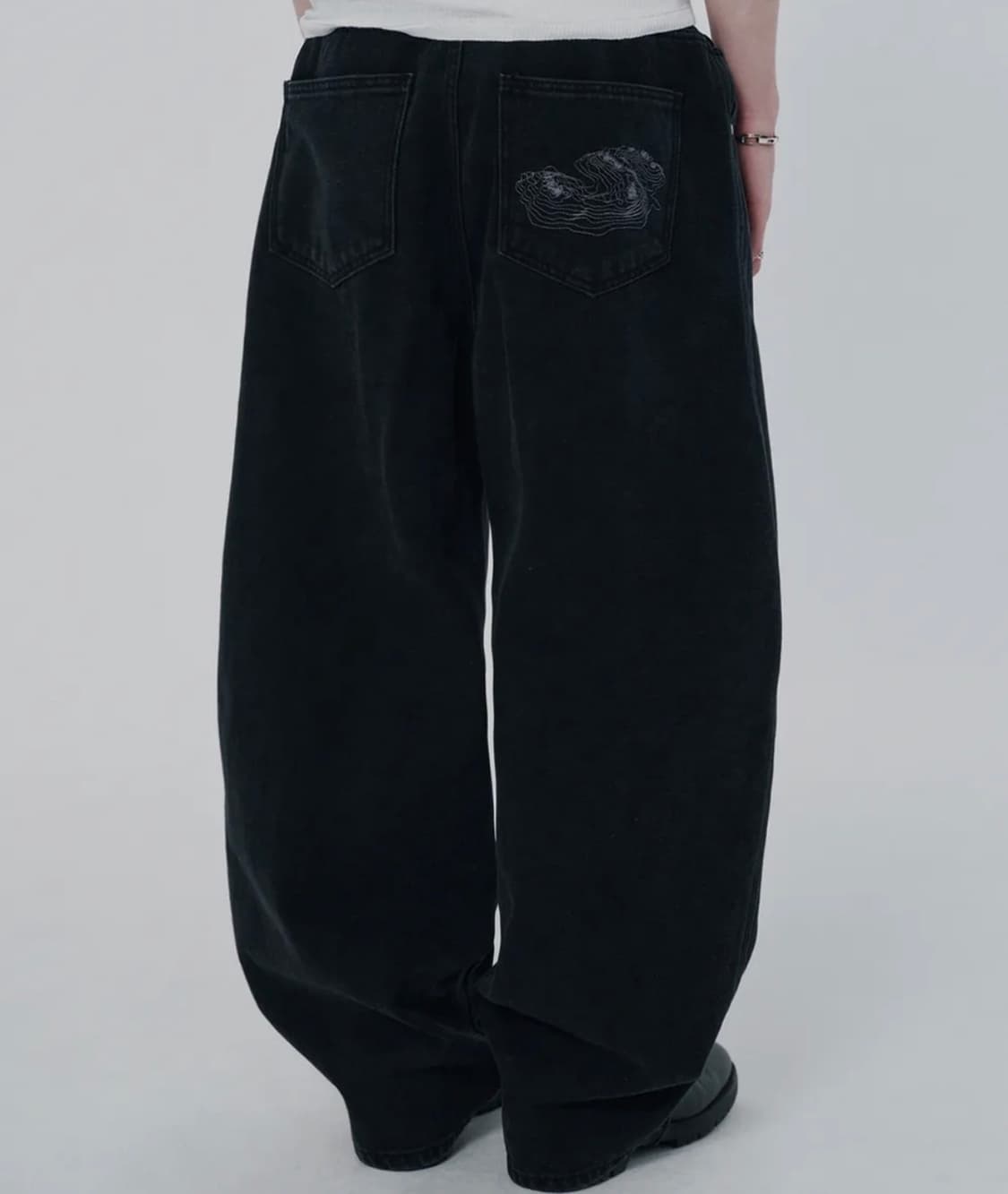 CONTOUR POCKET DENIM [BLACK] - S 상품이미지1