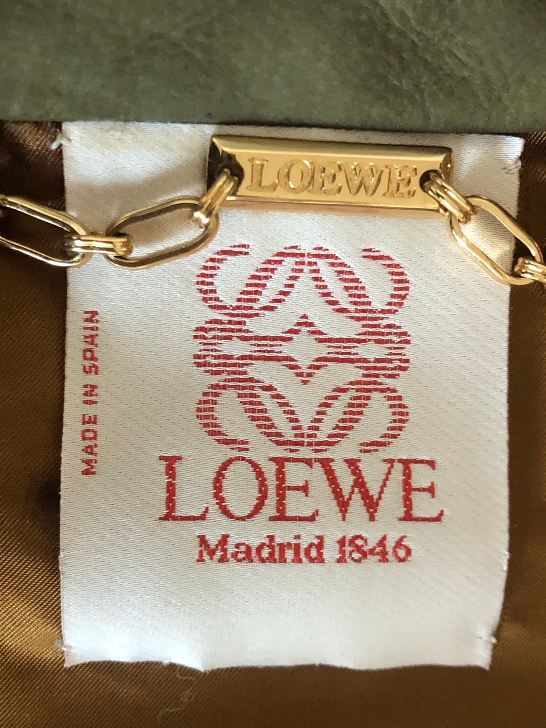 로에베 빈티지 백자수 가죽자켓 상품이미지8