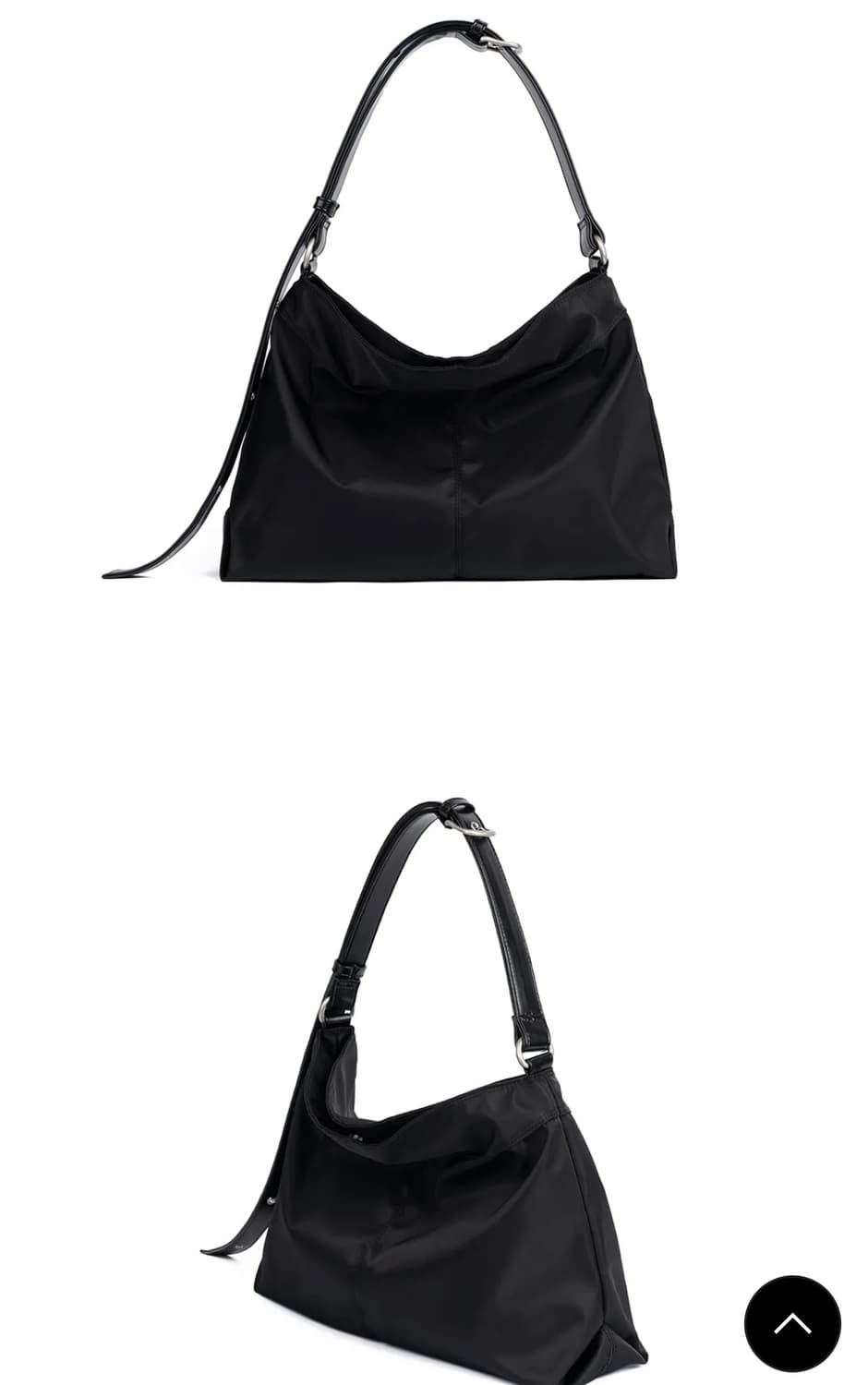 하아카이브 컨투어 벨티드백 나일론 블랙 상품이미지2