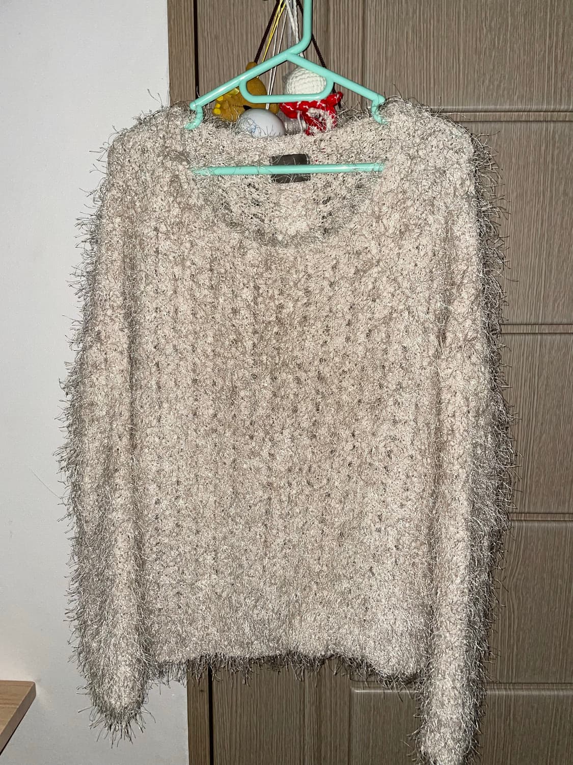 La-hee 빈티지 베이지 니트 상품이미지1