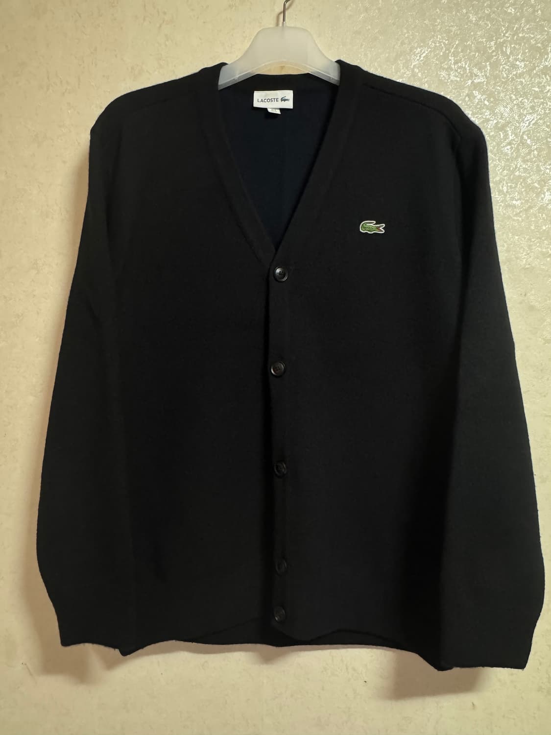 [6] 라코스테 방모 가디건 블랙 AH460E-53N 상품이미지2