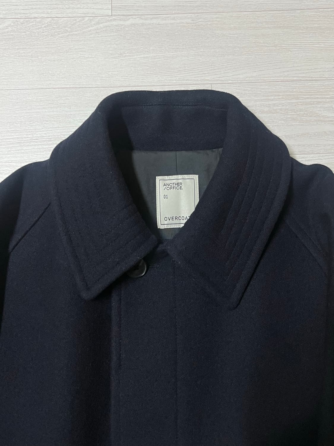 (01)어나더오피스 보이저 발마칸 코트 다크네이비 상품이미지3