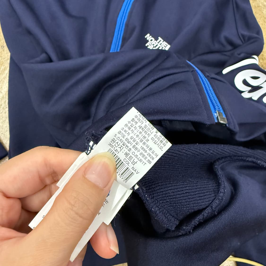 [정품/160] 노스페이스 평창 팀코리아 트랙탑 b14 상품이미지7