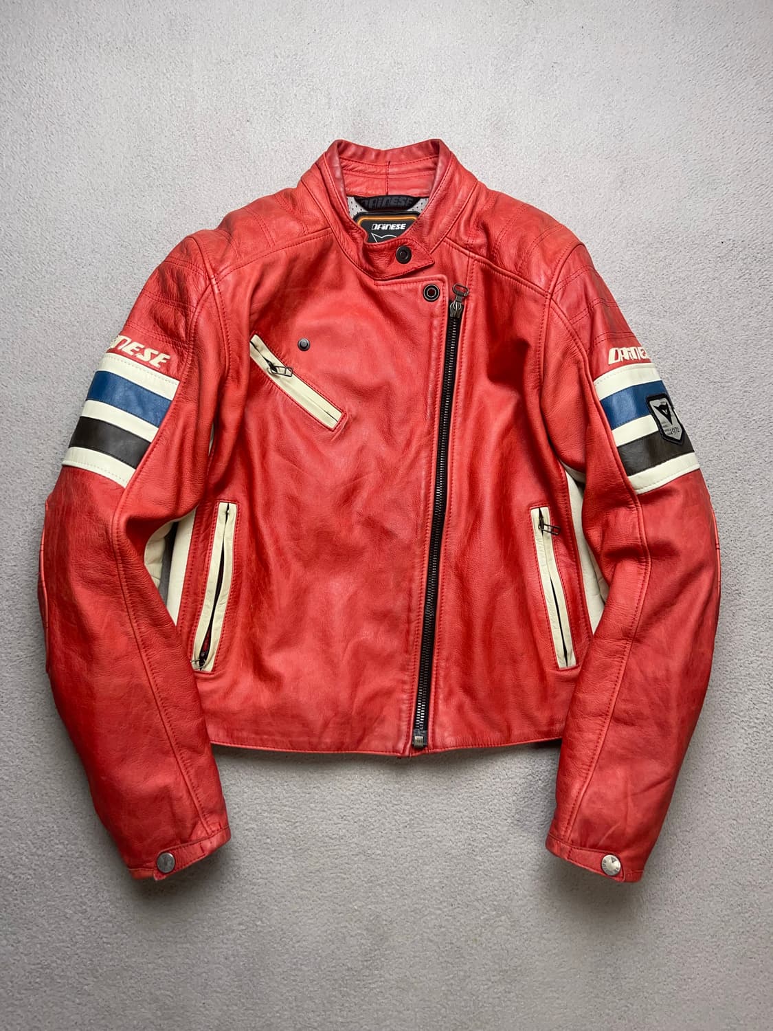 [46] 다이네즈 로라 RED 가죽자켓 상품이미지1