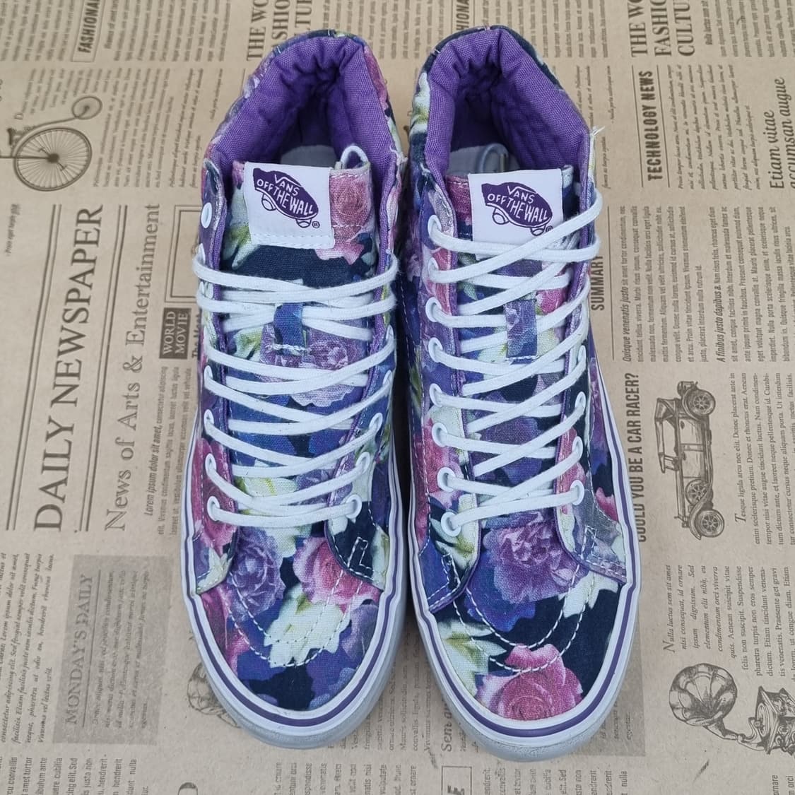 반스 SK8 플라워 플랫폼 여성하이탑235 상품이미지2