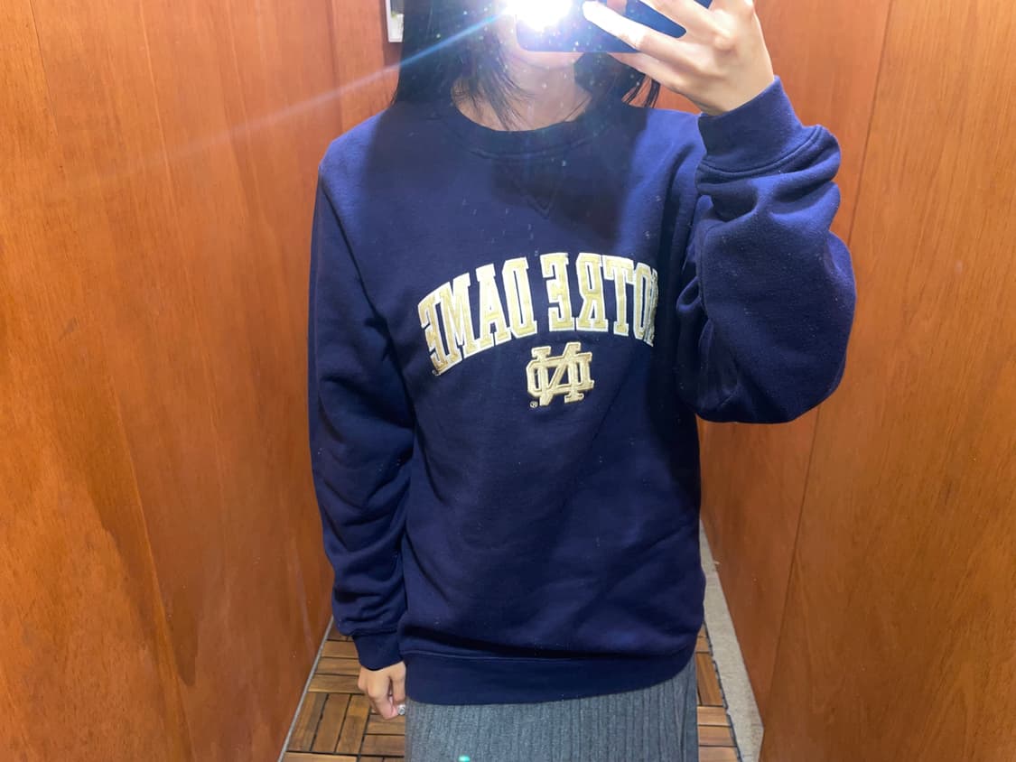 아메리칸 빈티지 유니버시티 자수 스웻셔츠 맨투맨 상품이미지2