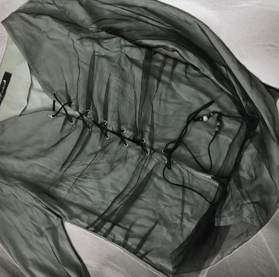 Vtg 시스루 아일렛 슬리브리스 상품이미지2