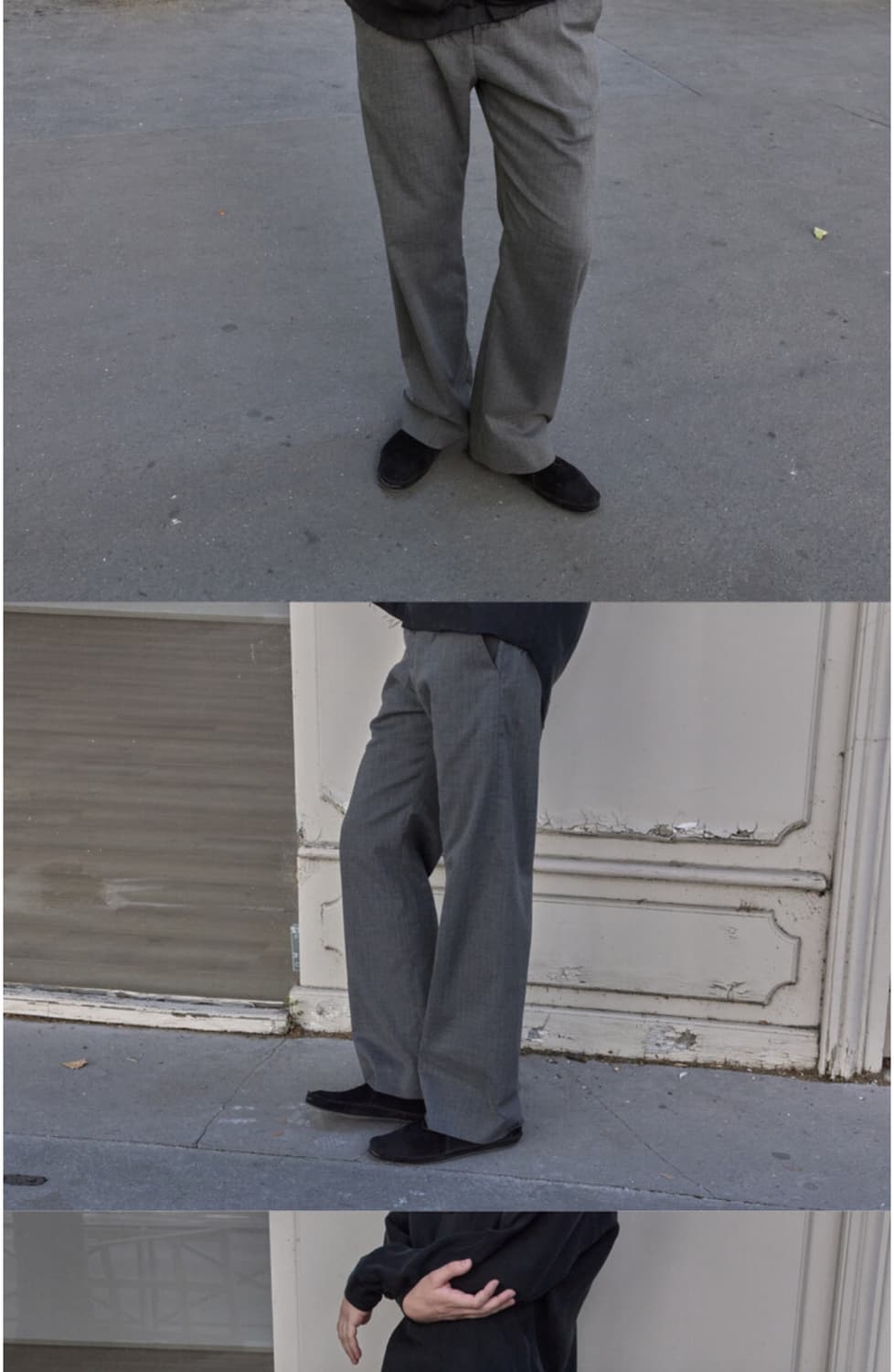 Mudule slacks grey stripe 1 size 상품이미지1