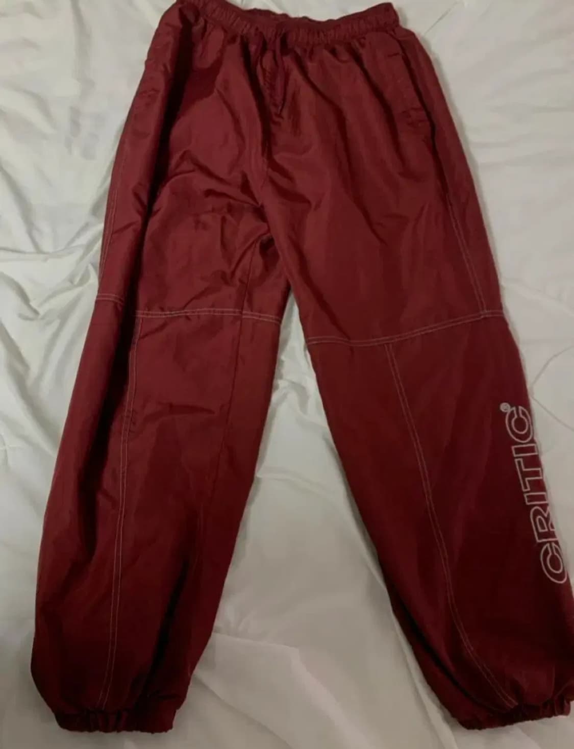 크리틱 트랙팬츠 버건디 상품이미지2