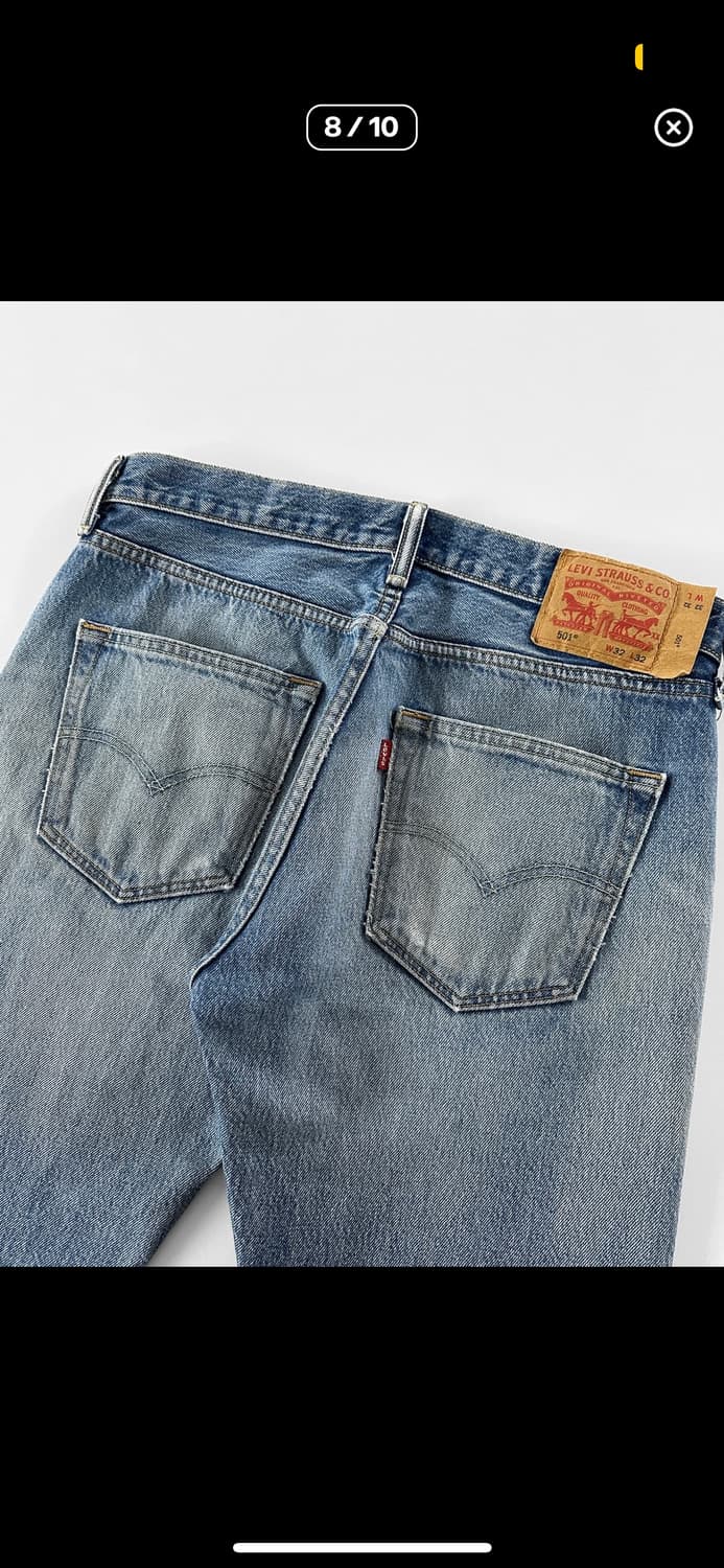 리바이스 501 워싱 디스진 32/32 상품이미지7