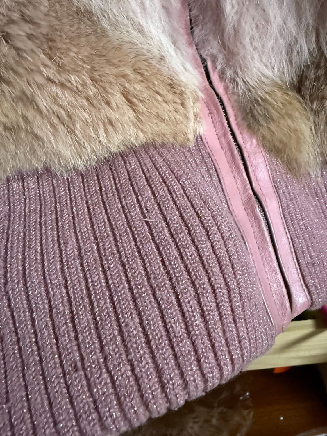 여성여우털조끼 상품이미지3