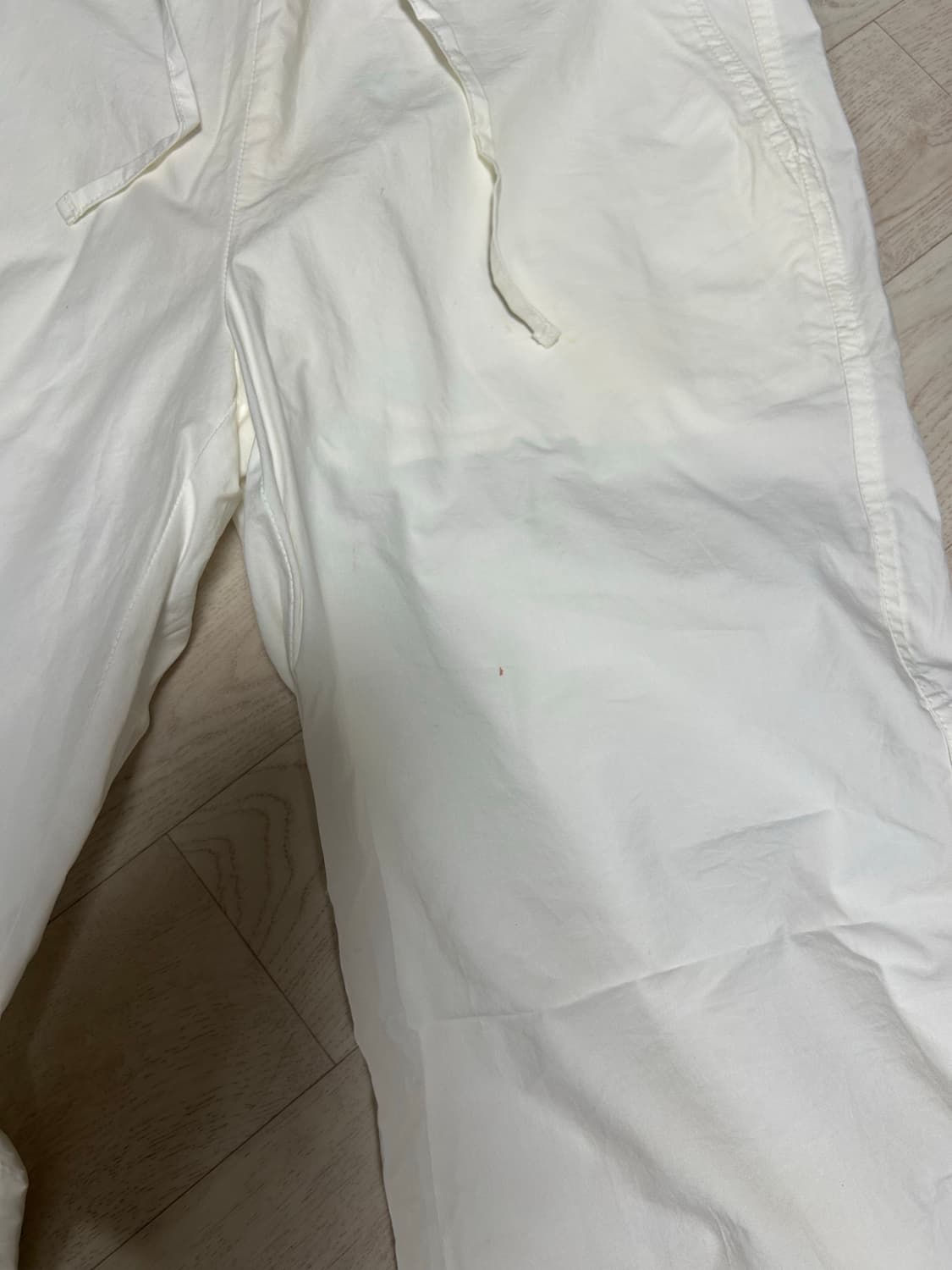 글로니 glowny 화이트 코튼팬츠 상품이미지3