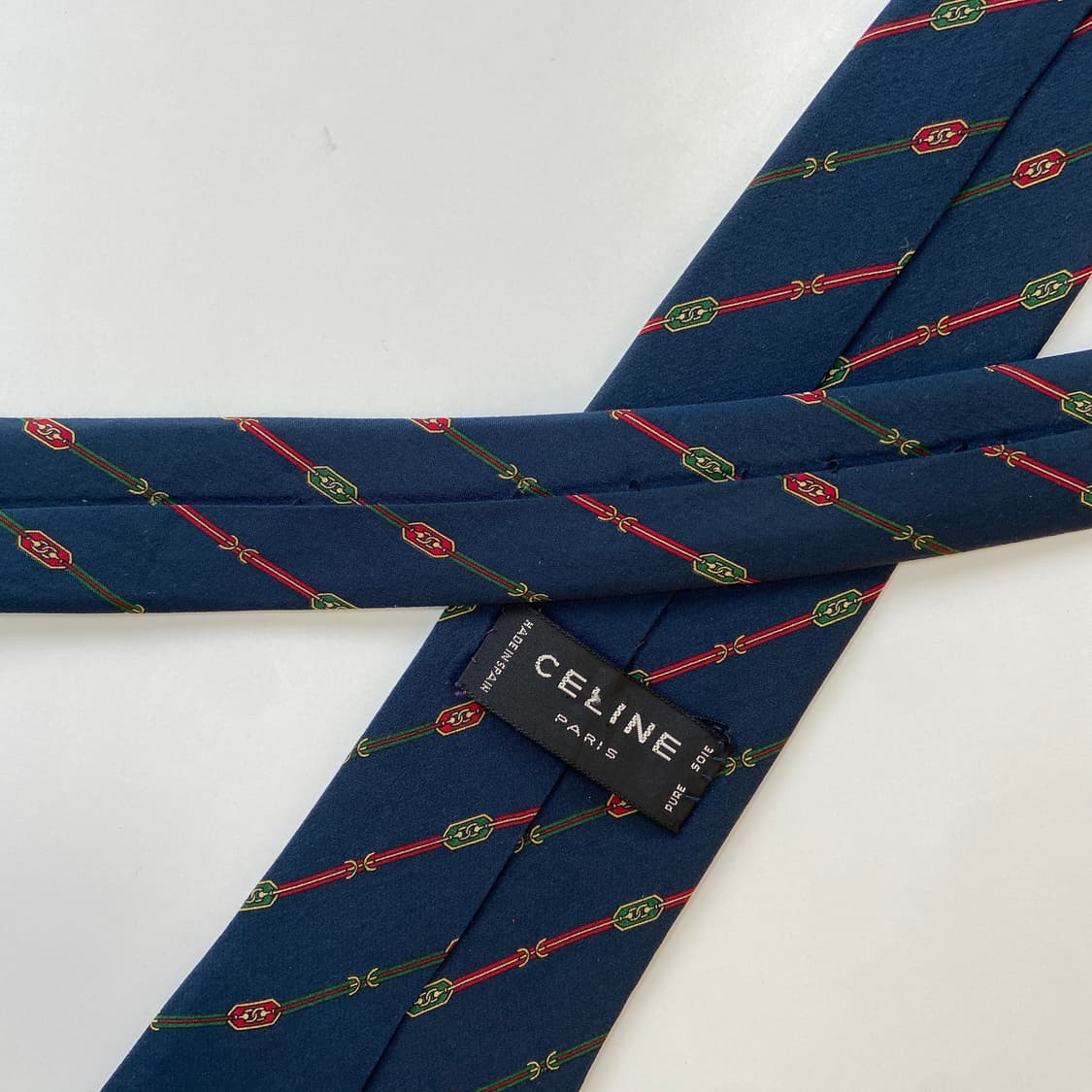 셀린느(celine) 심플로고 명품 정품 넥타이 상품이미지5