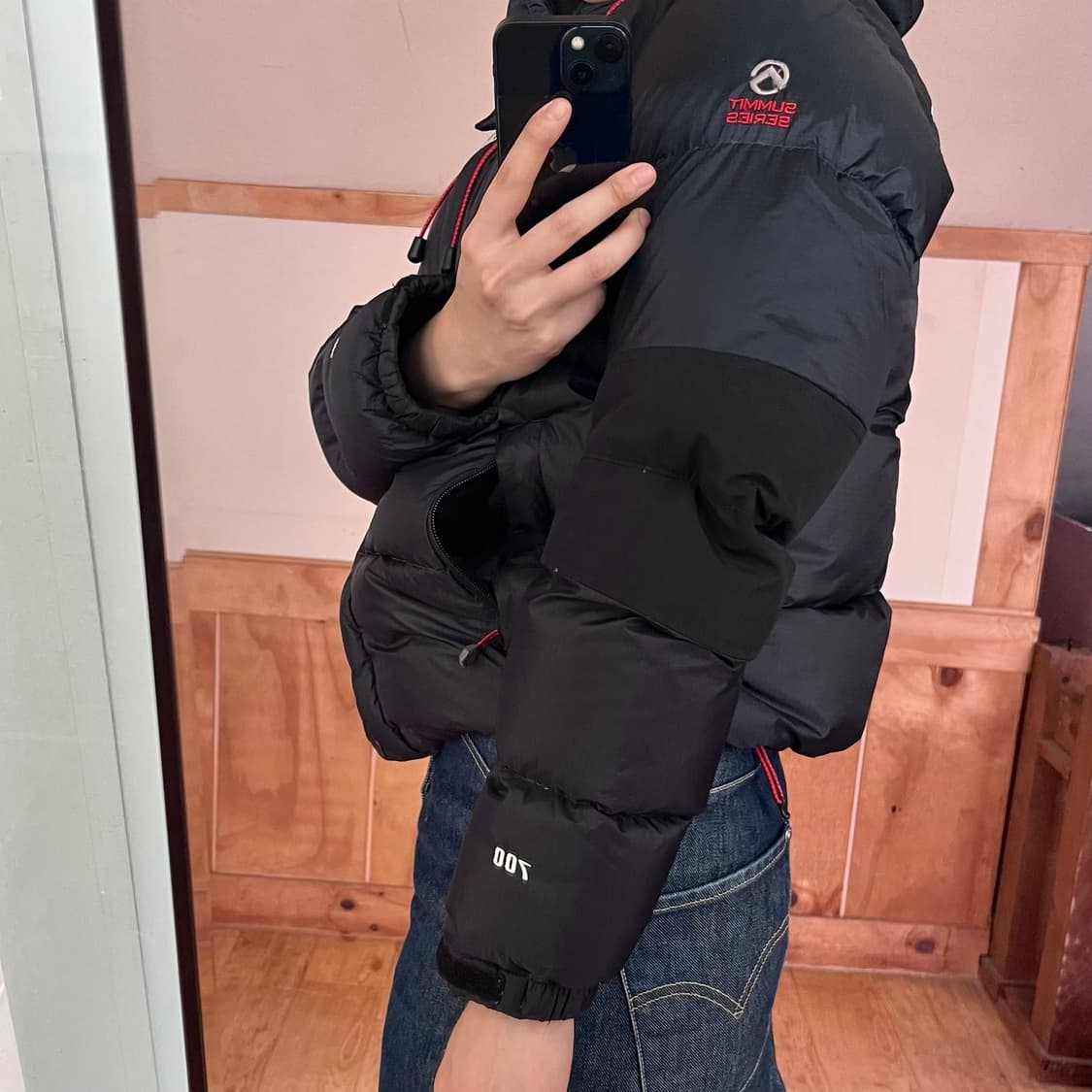 노스페이스 700 윈드스토퍼 구스다운 상품이미지4