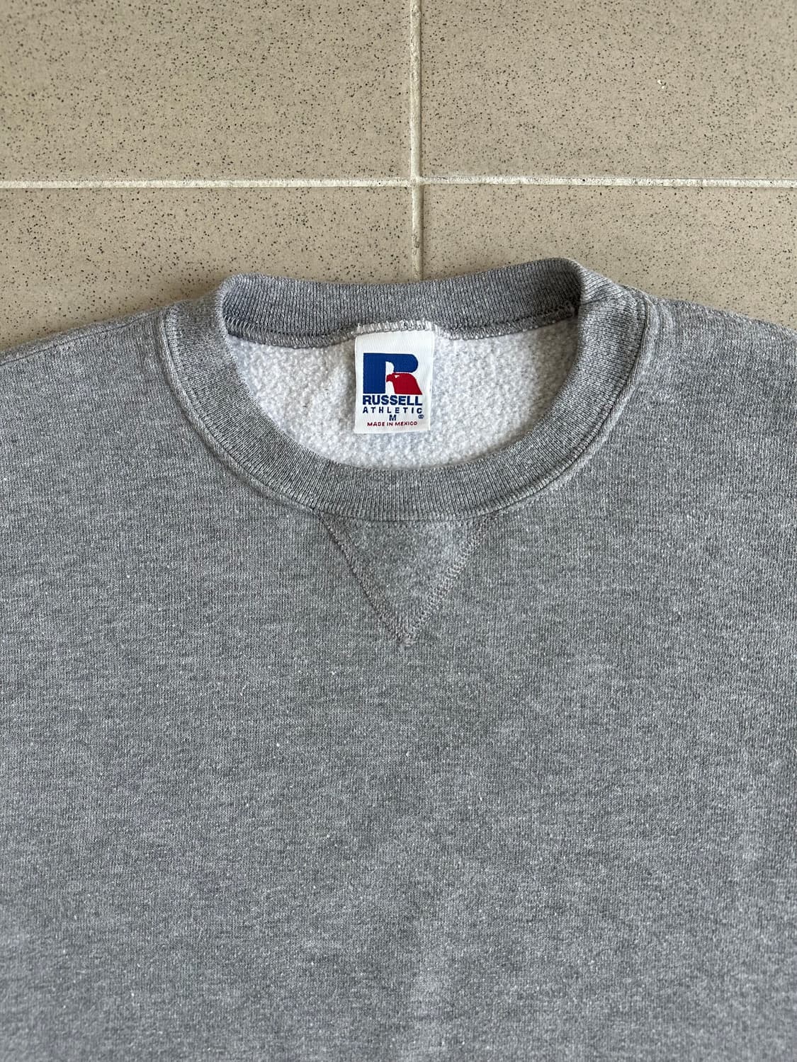 90s 빈티지 러셀 스웻셔츠 그레이 M 상품이미지4