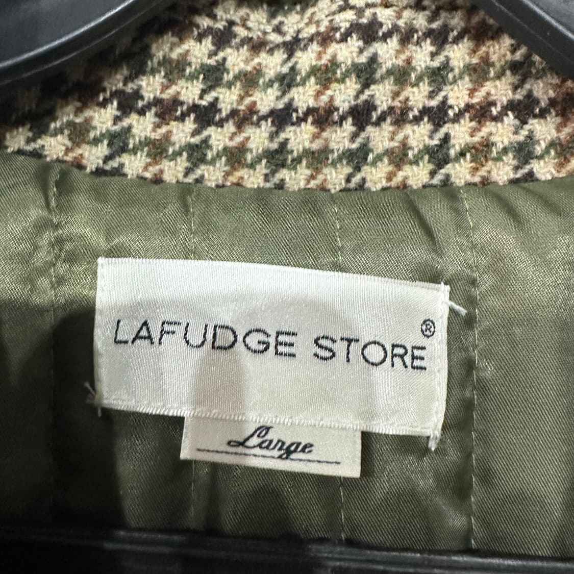 라퍼지스토어 하운드투스체크 맥코트 L 상품이미지3