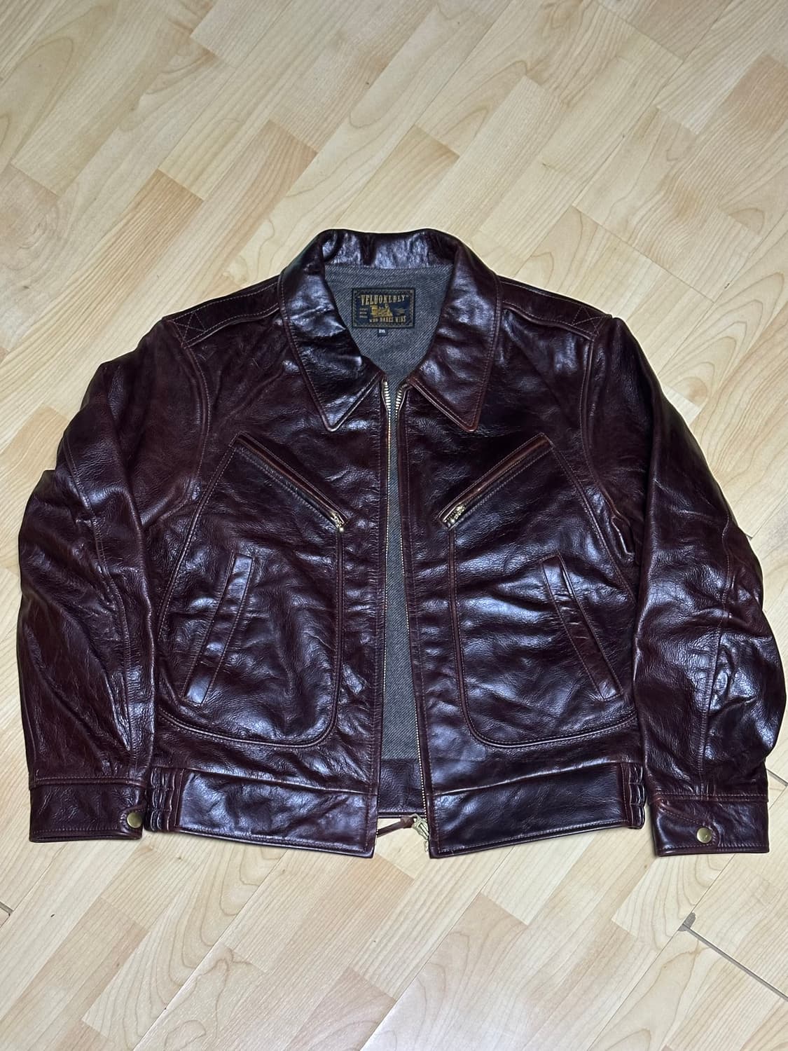 중홀랜드 90's 카우하이드 자켓 판매합니다 상품이미지1