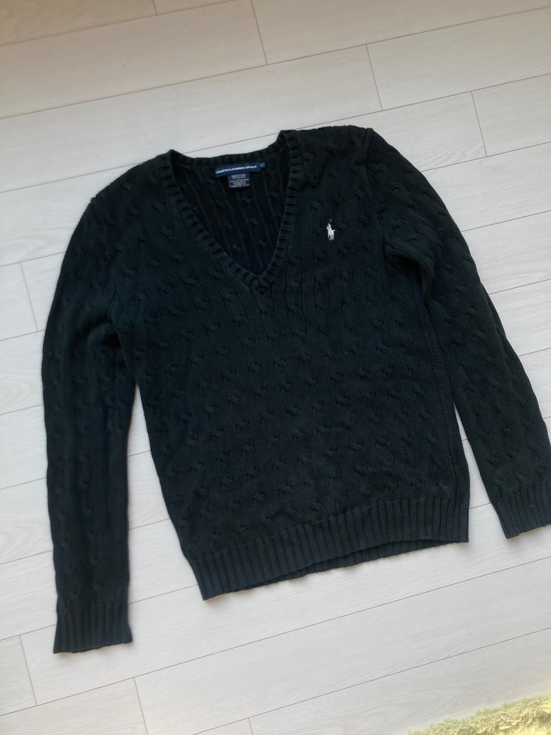 폴로 랄프로렌 니트 블랙L 상품이미지1