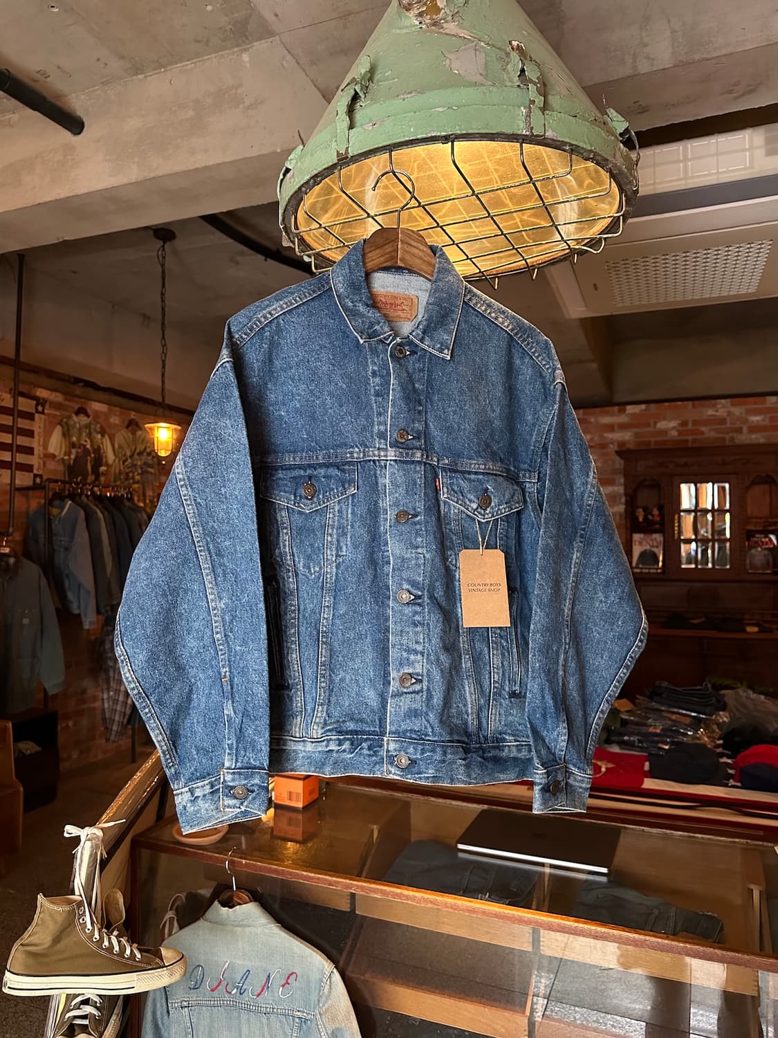 80s USA 빈티지 리바이스 70507 3세대 데님 트러커 자켓 상품이미지1