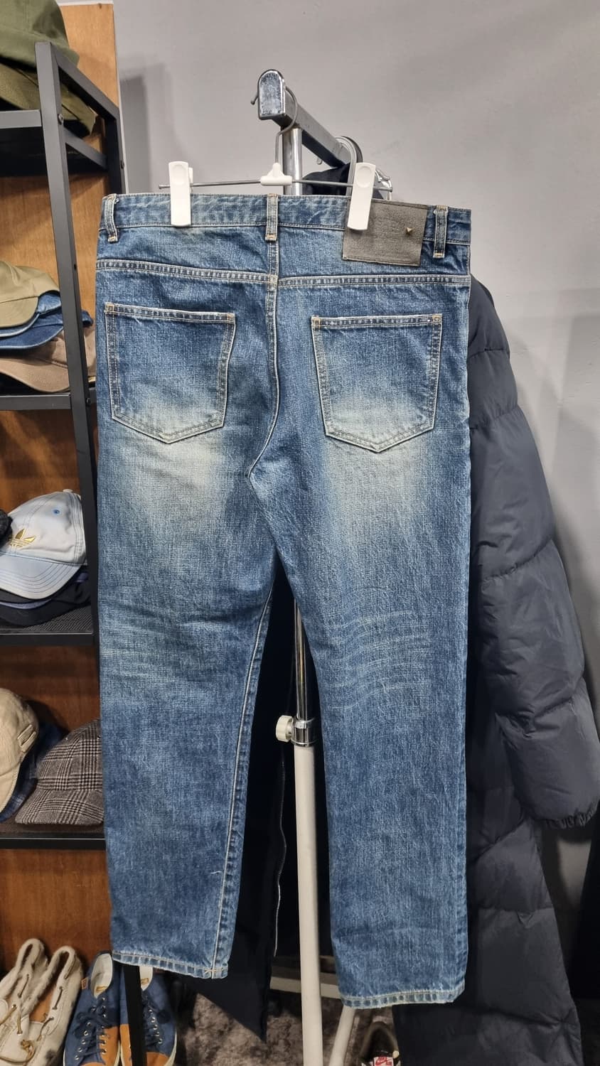 시스템(system) 셀비지 워싱청바지 32size 상태7/10 상품이미지3