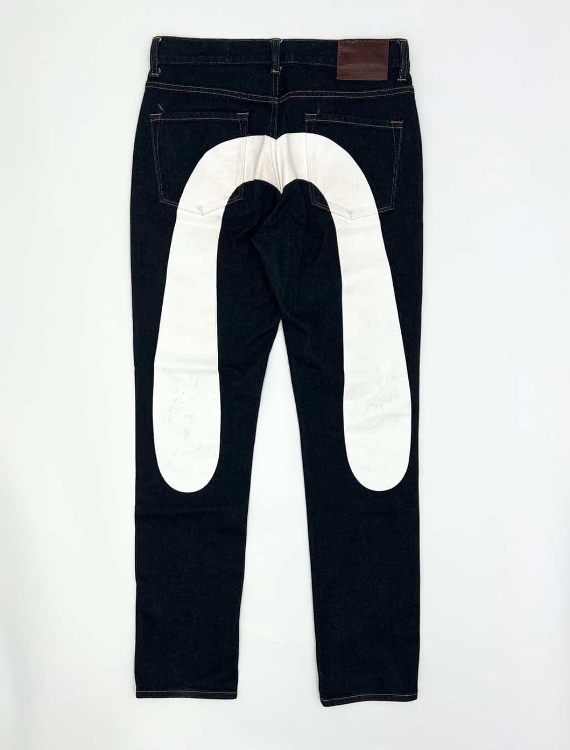 에비수 빅로고 빅다이콕 데님팬츠 상품이미지1