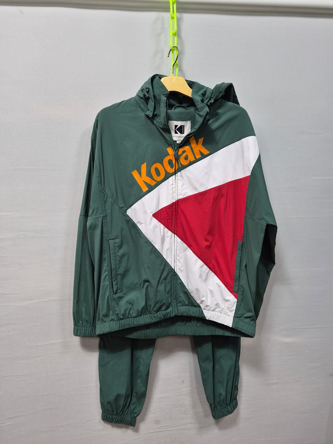 코닥 바람막이 트레이닝 세트 그린 남성L 105 상품이미지1