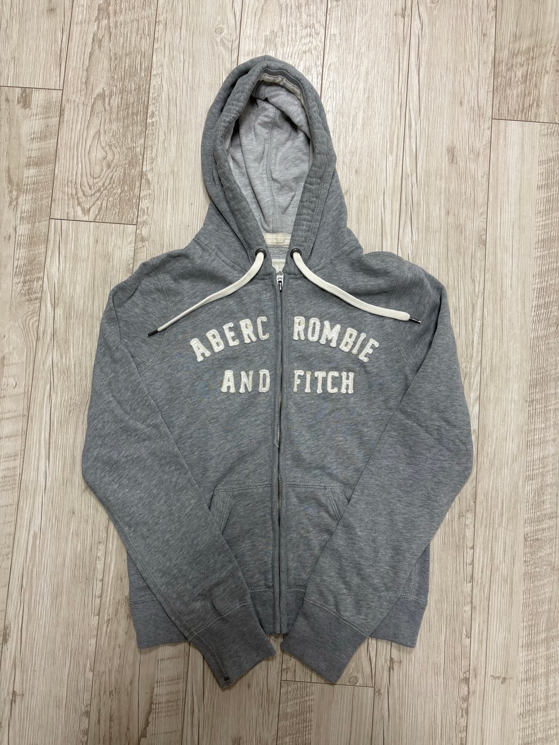 아베크롬비 딱붙핏 후드집업 그레이 m 상품이미지1