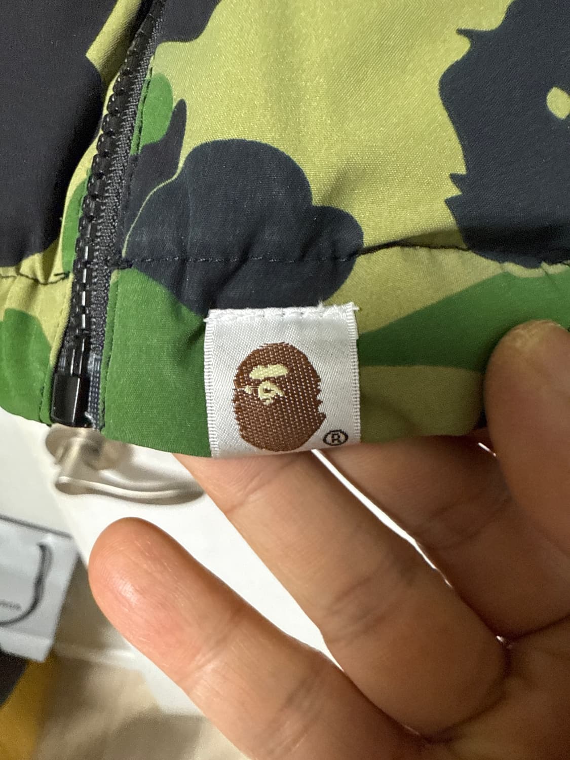 베이프 리버시블 카모패딩 상품이미지5