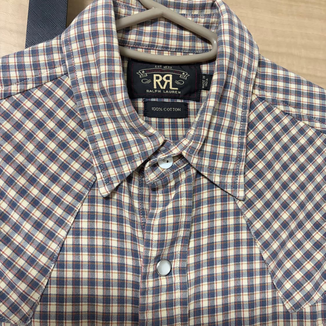 더블알엘 체크 웨스턴셔츠 상품이미지2