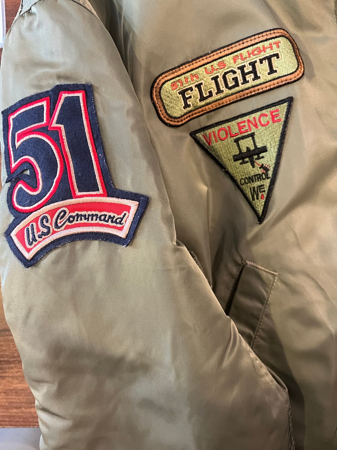 미공군 ma-1 자켓 상품이미지5