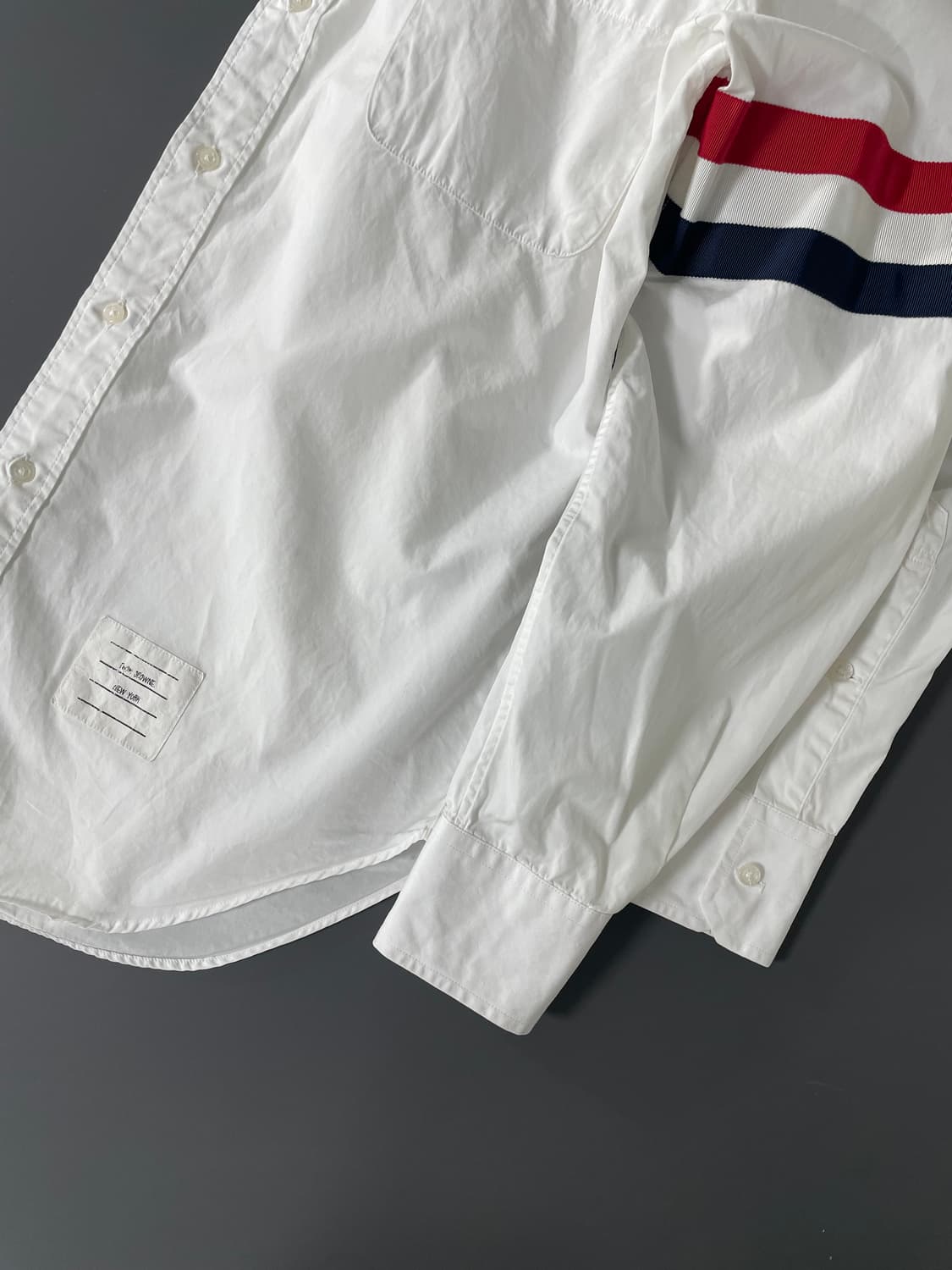 [3] 톰브라운 삼선 완장 포플린 셔츠 MADE IN USA 상품이미지5