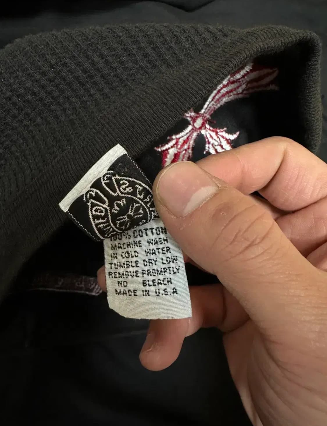 크롬하츠 90s 검빨 비니 ch택  상품이미지5