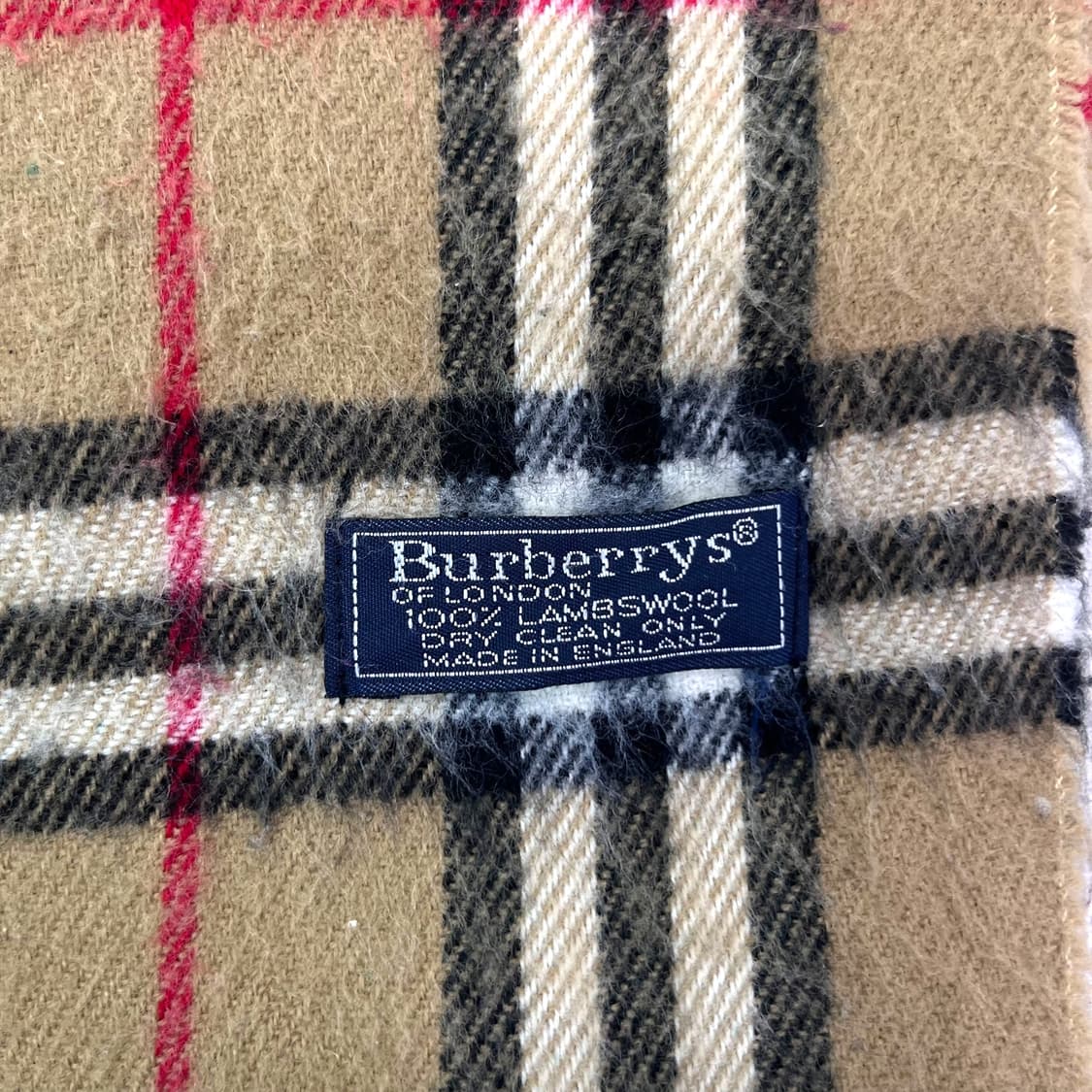 버버리 노바체크 램스울 베이지 머플러 상품이미지3
