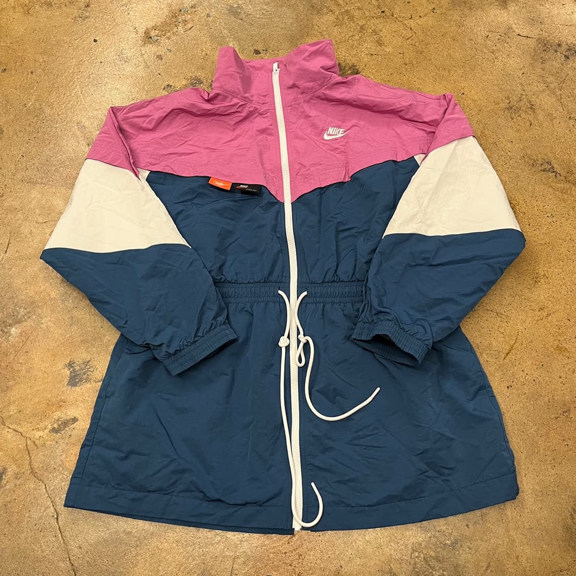[정품/XL] 나이키 바람막이 핑크 네이비 화이트 b8 상품이미지2